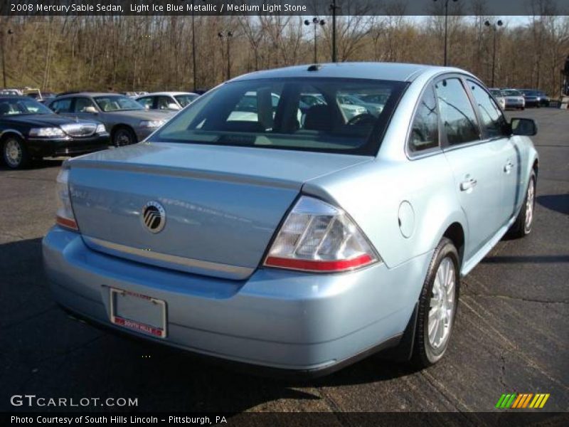 Light Ice Blue Metallic / Medium Light Stone 2008 Mercury Sable Sedan