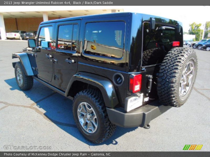 Black / Black/Dark Saddle 2013 Jeep Wrangler Unlimited Rubicon 4x4