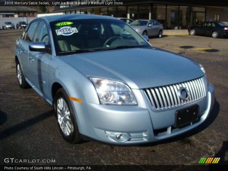 Light Ice Blue Metallic / Medium Light Stone 2008 Mercury Sable Sedan