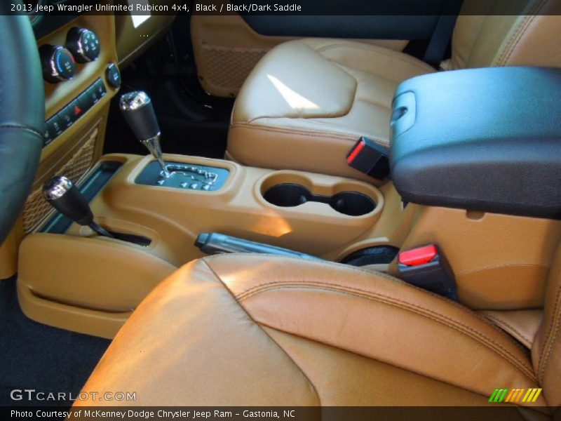 Black / Black/Dark Saddle 2013 Jeep Wrangler Unlimited Rubicon 4x4