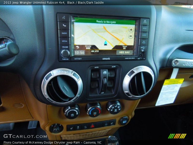 Navigation of 2013 Wrangler Unlimited Rubicon 4x4