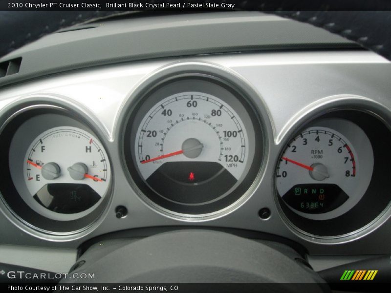 Brilliant Black Crystal Pearl / Pastel Slate Gray 2010 Chrysler PT Cruiser Classic