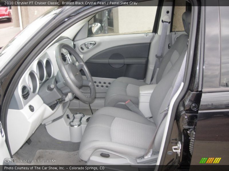 Brilliant Black Crystal Pearl / Pastel Slate Gray 2010 Chrysler PT Cruiser Classic