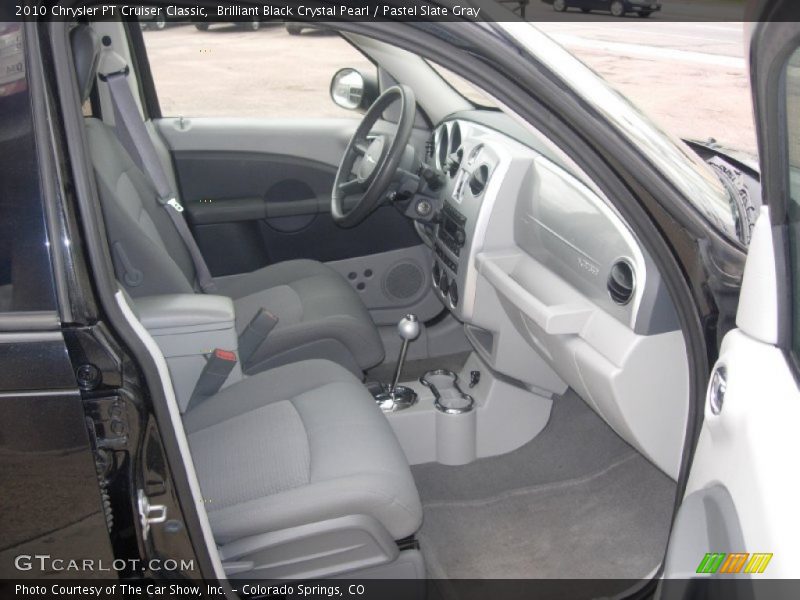 Brilliant Black Crystal Pearl / Pastel Slate Gray 2010 Chrysler PT Cruiser Classic