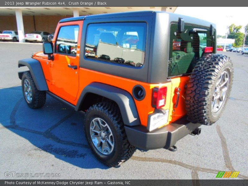 Crush Orange / Black 2013 Jeep Wrangler Rubicon 4x4