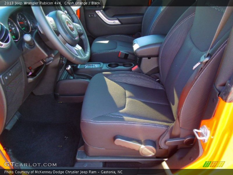 Crush Orange / Black 2013 Jeep Wrangler Rubicon 4x4