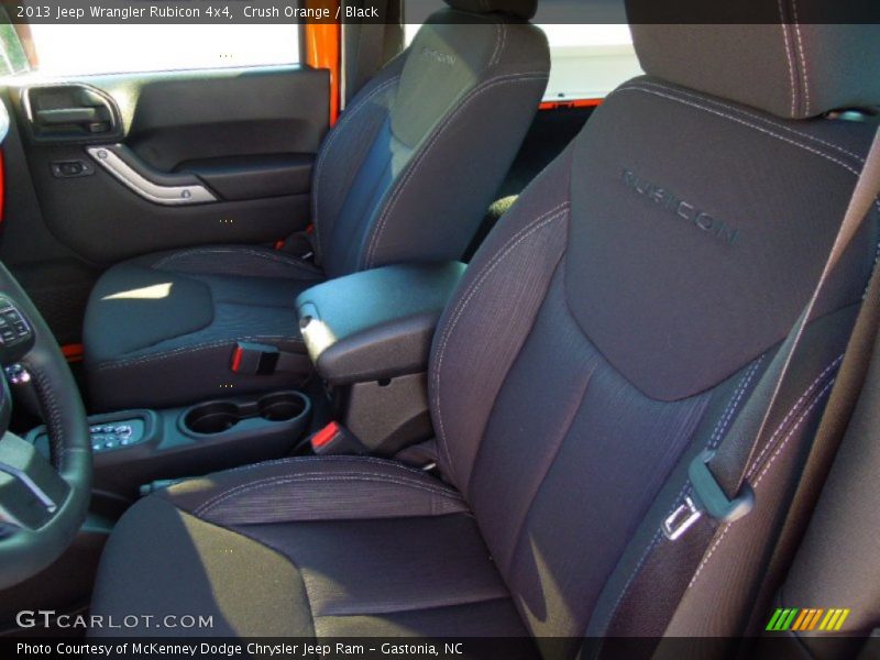 Crush Orange / Black 2013 Jeep Wrangler Rubicon 4x4