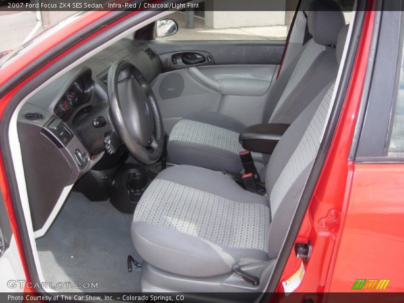 Infra-Red / Charcoal/Light Flint 2007 Ford Focus ZX4 SES Sedan