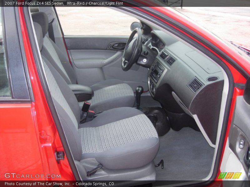 Infra-Red / Charcoal/Light Flint 2007 Ford Focus ZX4 SES Sedan