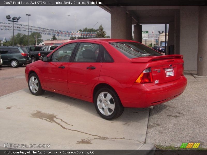 Infra-Red / Charcoal/Light Flint 2007 Ford Focus ZX4 SES Sedan