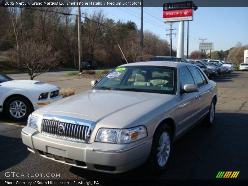 Smokestone Metallic / Medium Light Stone 2009 Mercury Grand Marquis LS