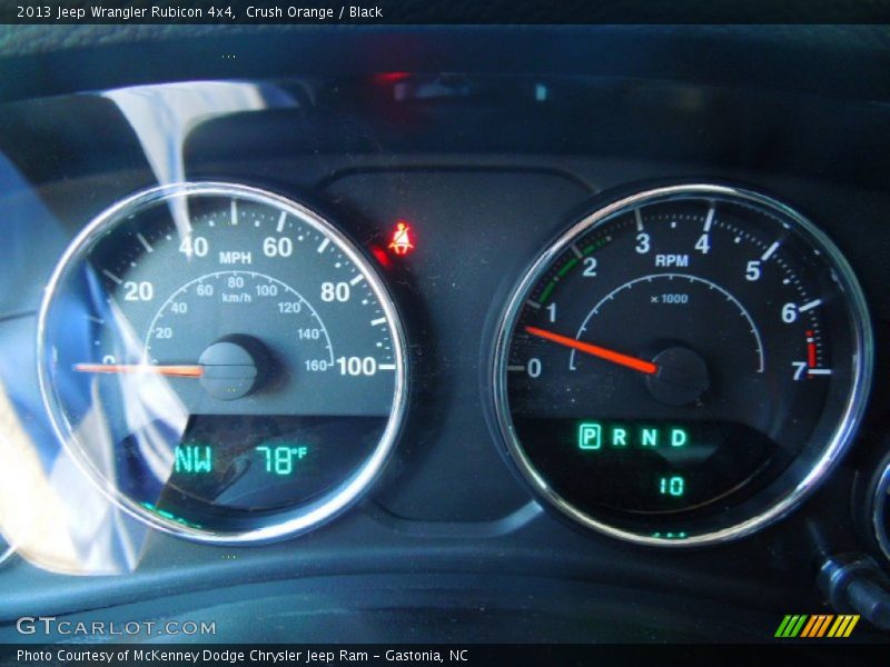 Crush Orange / Black 2013 Jeep Wrangler Rubicon 4x4