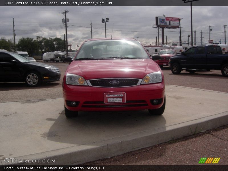 Infra-Red / Charcoal/Light Flint 2007 Ford Focus ZX4 SES Sedan