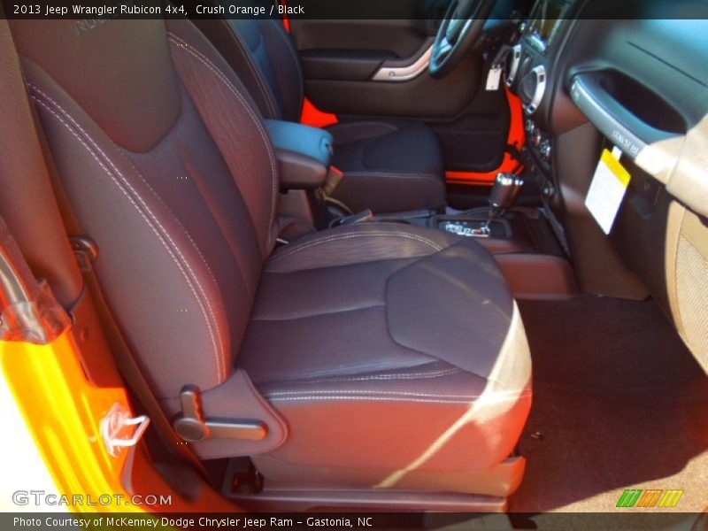 Crush Orange / Black 2013 Jeep Wrangler Rubicon 4x4