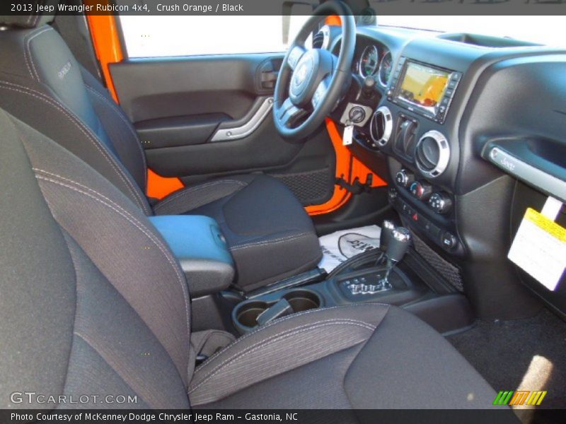 Crush Orange / Black 2013 Jeep Wrangler Rubicon 4x4