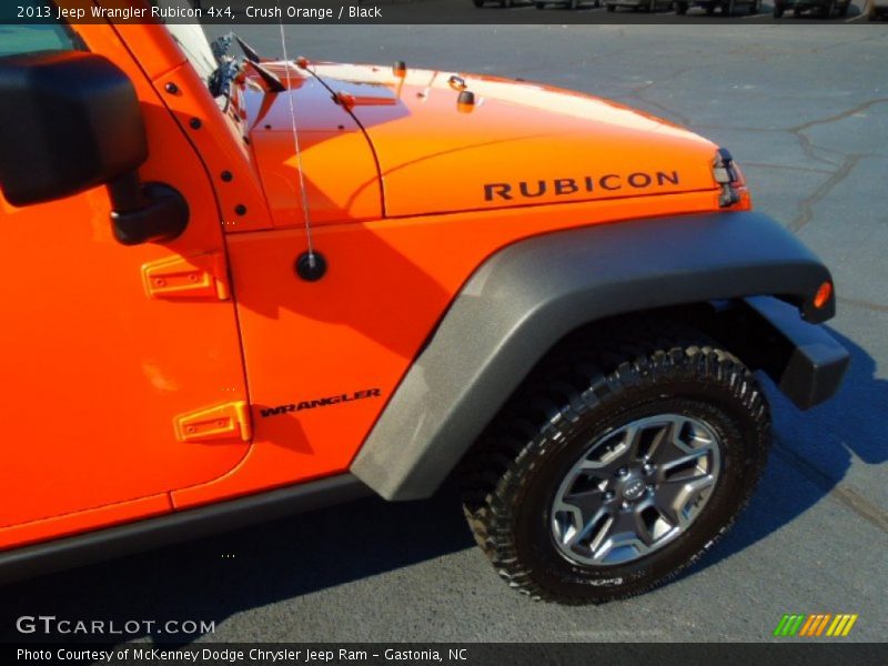 Crush Orange / Black 2013 Jeep Wrangler Rubicon 4x4