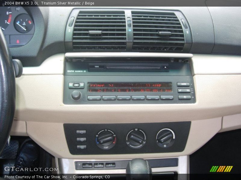 Titanium Silver Metallic / Beige 2004 BMW X5 3.0i