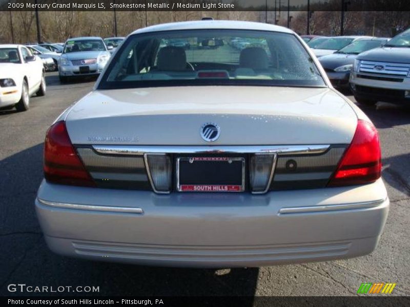 Smokestone Metallic / Medium Light Stone 2009 Mercury Grand Marquis LS