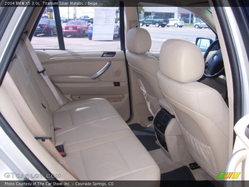 Titanium Silver Metallic / Beige 2004 BMW X5 3.0i