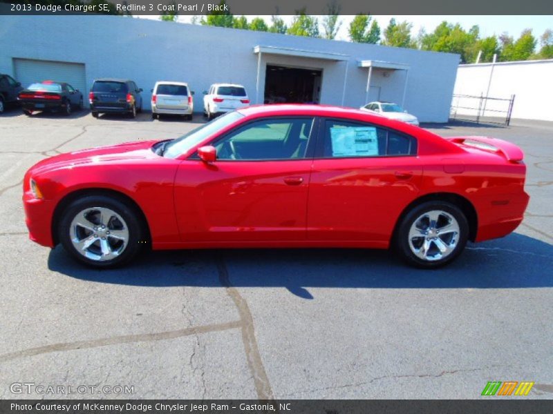 Redline 3 Coat Pearl / Black 2013 Dodge Charger SE