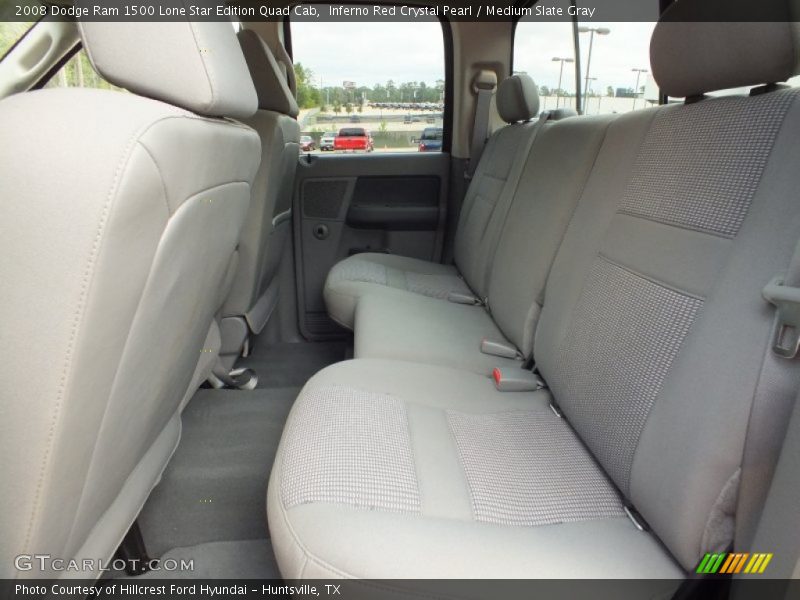 Inferno Red Crystal Pearl / Medium Slate Gray 2008 Dodge Ram 1500 Lone Star Edition Quad Cab