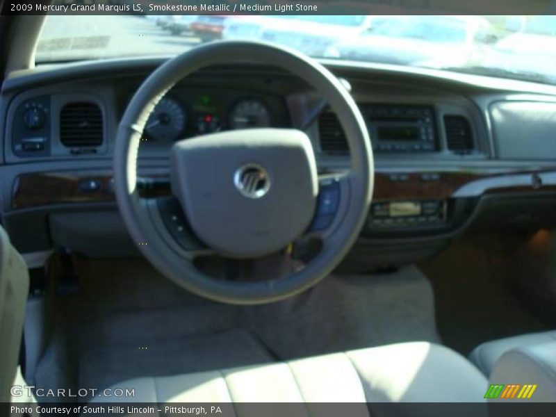 Smokestone Metallic / Medium Light Stone 2009 Mercury Grand Marquis LS