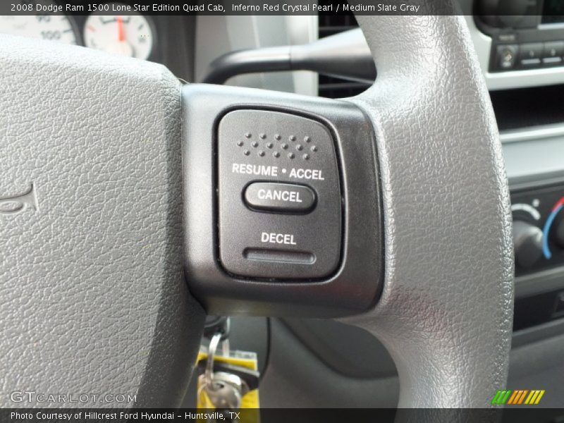 Inferno Red Crystal Pearl / Medium Slate Gray 2008 Dodge Ram 1500 Lone Star Edition Quad Cab