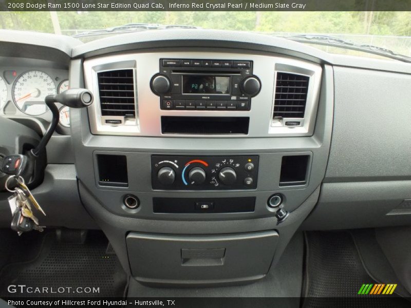 Inferno Red Crystal Pearl / Medium Slate Gray 2008 Dodge Ram 1500 Lone Star Edition Quad Cab