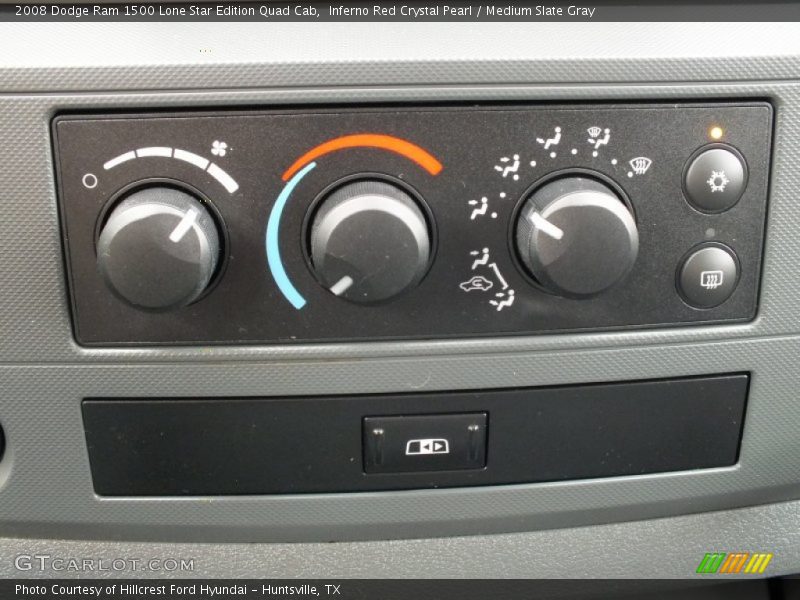 Inferno Red Crystal Pearl / Medium Slate Gray 2008 Dodge Ram 1500 Lone Star Edition Quad Cab