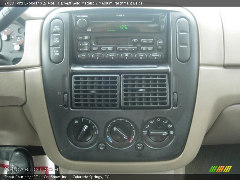 Harvest Gold Metallic / Medium Parchment Beige 2003 Ford Explorer XLS 4x4