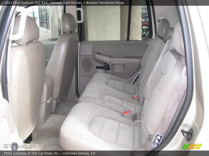 Harvest Gold Metallic / Medium Parchment Beige 2003 Ford Explorer XLS 4x4