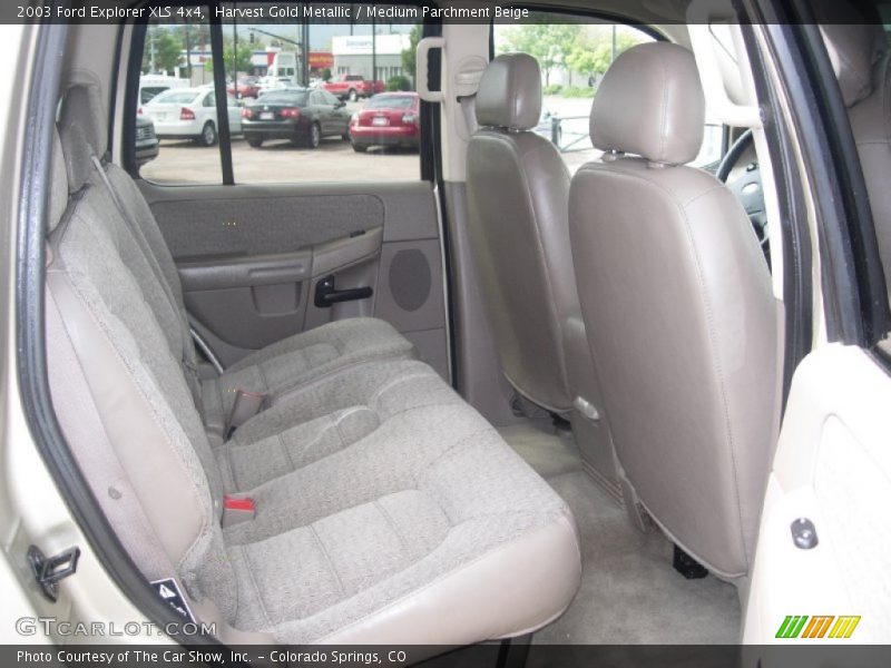 Harvest Gold Metallic / Medium Parchment Beige 2003 Ford Explorer XLS 4x4