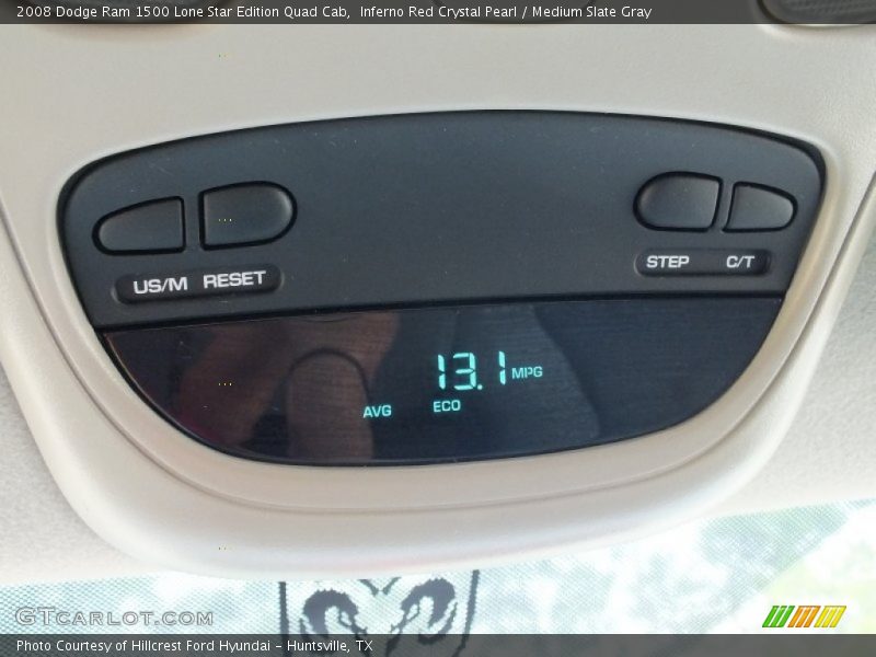 Inferno Red Crystal Pearl / Medium Slate Gray 2008 Dodge Ram 1500 Lone Star Edition Quad Cab