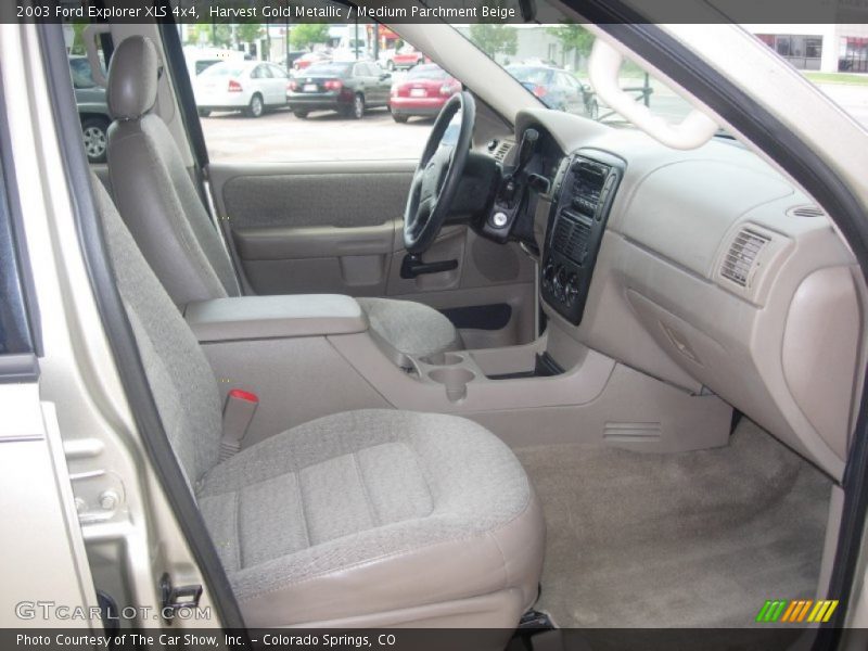 Harvest Gold Metallic / Medium Parchment Beige 2003 Ford Explorer XLS 4x4