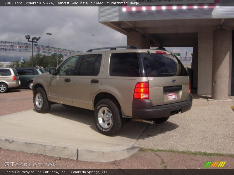 Harvest Gold Metallic / Medium Parchment Beige 2003 Ford Explorer XLS 4x4