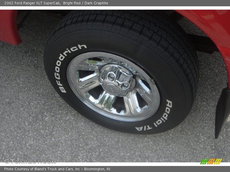 Bright Red / Dark Graphite 2002 Ford Ranger XLT SuperCab