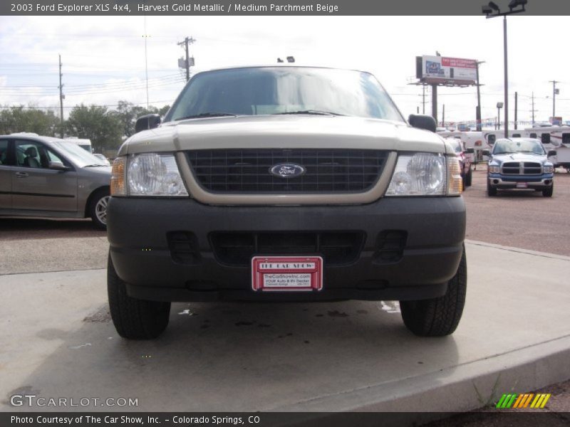 Harvest Gold Metallic / Medium Parchment Beige 2003 Ford Explorer XLS 4x4