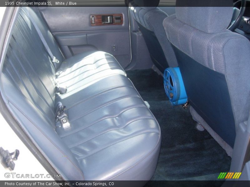White / Blue 1995 Chevrolet Impala SS