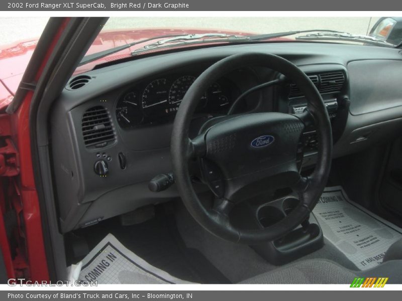 Bright Red / Dark Graphite 2002 Ford Ranger XLT SuperCab