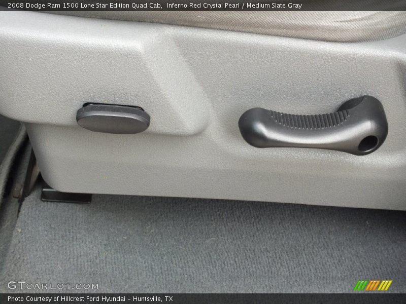 Inferno Red Crystal Pearl / Medium Slate Gray 2008 Dodge Ram 1500 Lone Star Edition Quad Cab