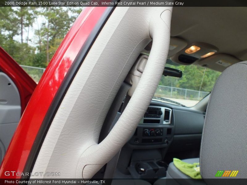 Inferno Red Crystal Pearl / Medium Slate Gray 2008 Dodge Ram 1500 Lone Star Edition Quad Cab