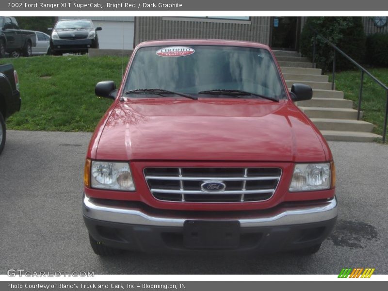 Bright Red / Dark Graphite 2002 Ford Ranger XLT SuperCab