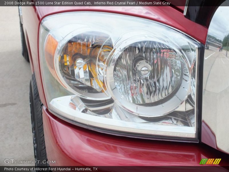 Inferno Red Crystal Pearl / Medium Slate Gray 2008 Dodge Ram 1500 Lone Star Edition Quad Cab