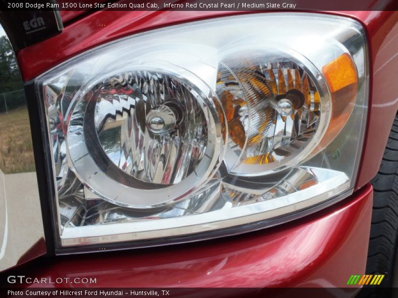 Inferno Red Crystal Pearl / Medium Slate Gray 2008 Dodge Ram 1500 Lone Star Edition Quad Cab