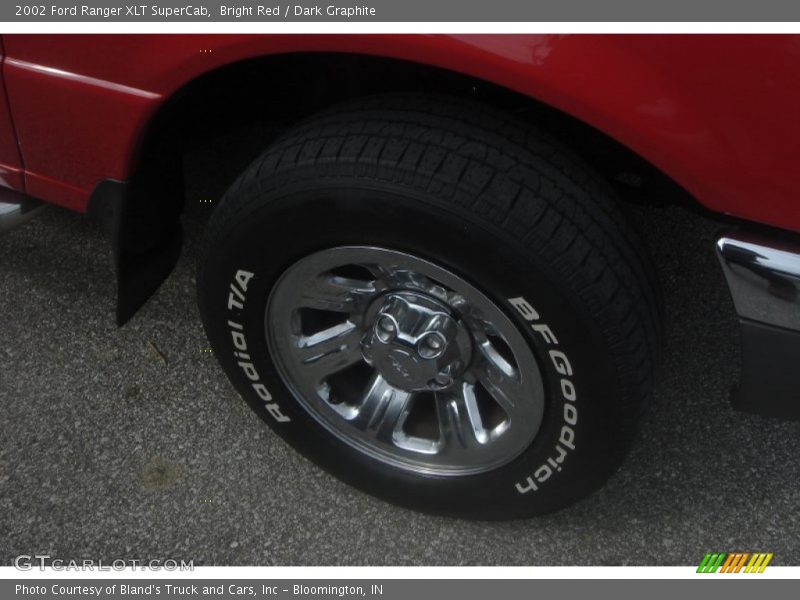 Bright Red / Dark Graphite 2002 Ford Ranger XLT SuperCab