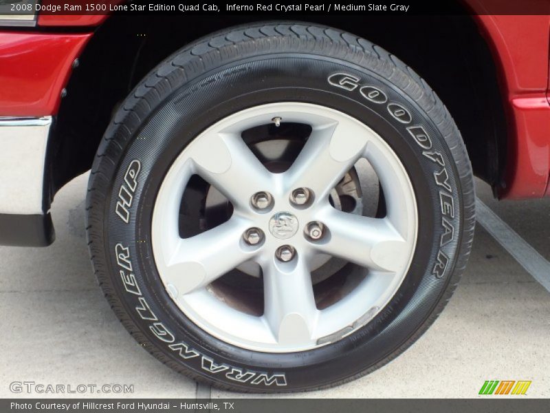 Inferno Red Crystal Pearl / Medium Slate Gray 2008 Dodge Ram 1500 Lone Star Edition Quad Cab