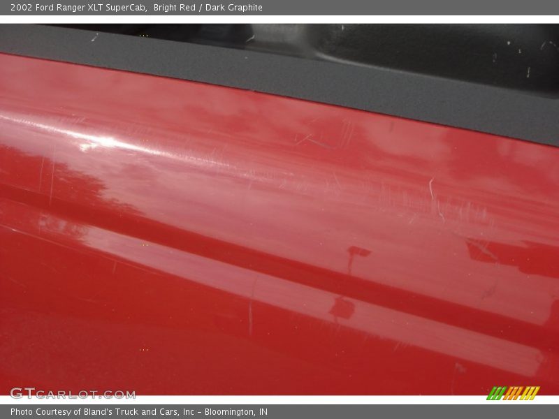 Bright Red / Dark Graphite 2002 Ford Ranger XLT SuperCab