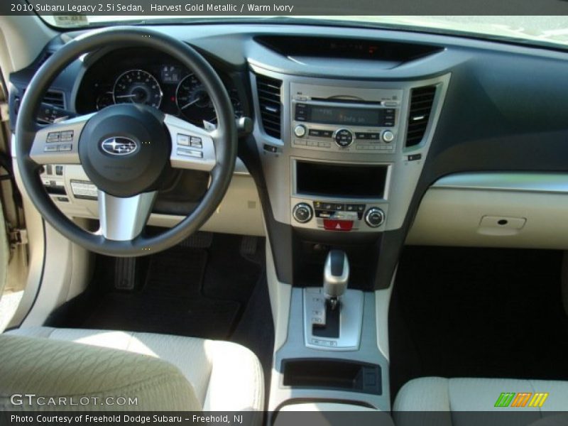 Harvest Gold Metallic / Warm Ivory 2010 Subaru Legacy 2.5i Sedan