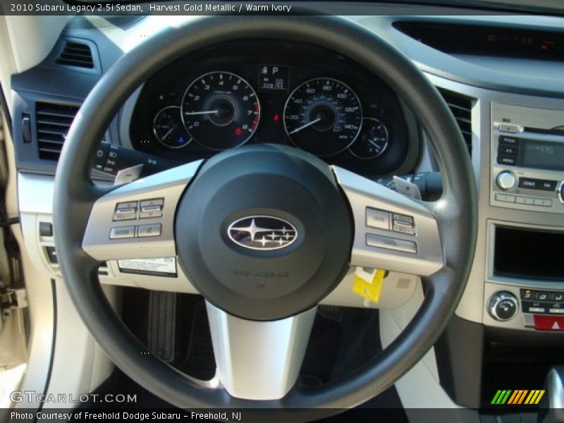 Harvest Gold Metallic / Warm Ivory 2010 Subaru Legacy 2.5i Sedan