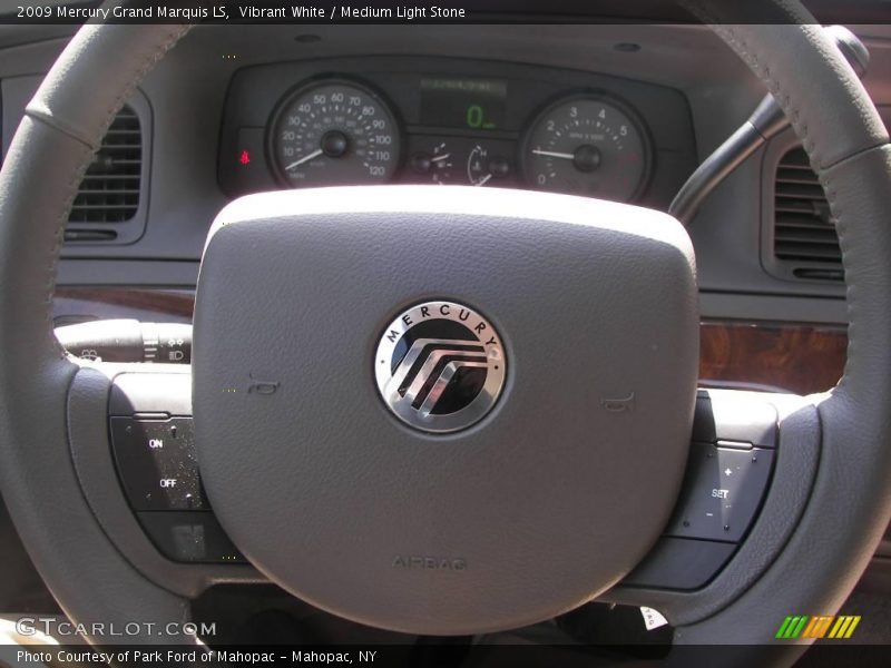 Vibrant White / Medium Light Stone 2009 Mercury Grand Marquis LS